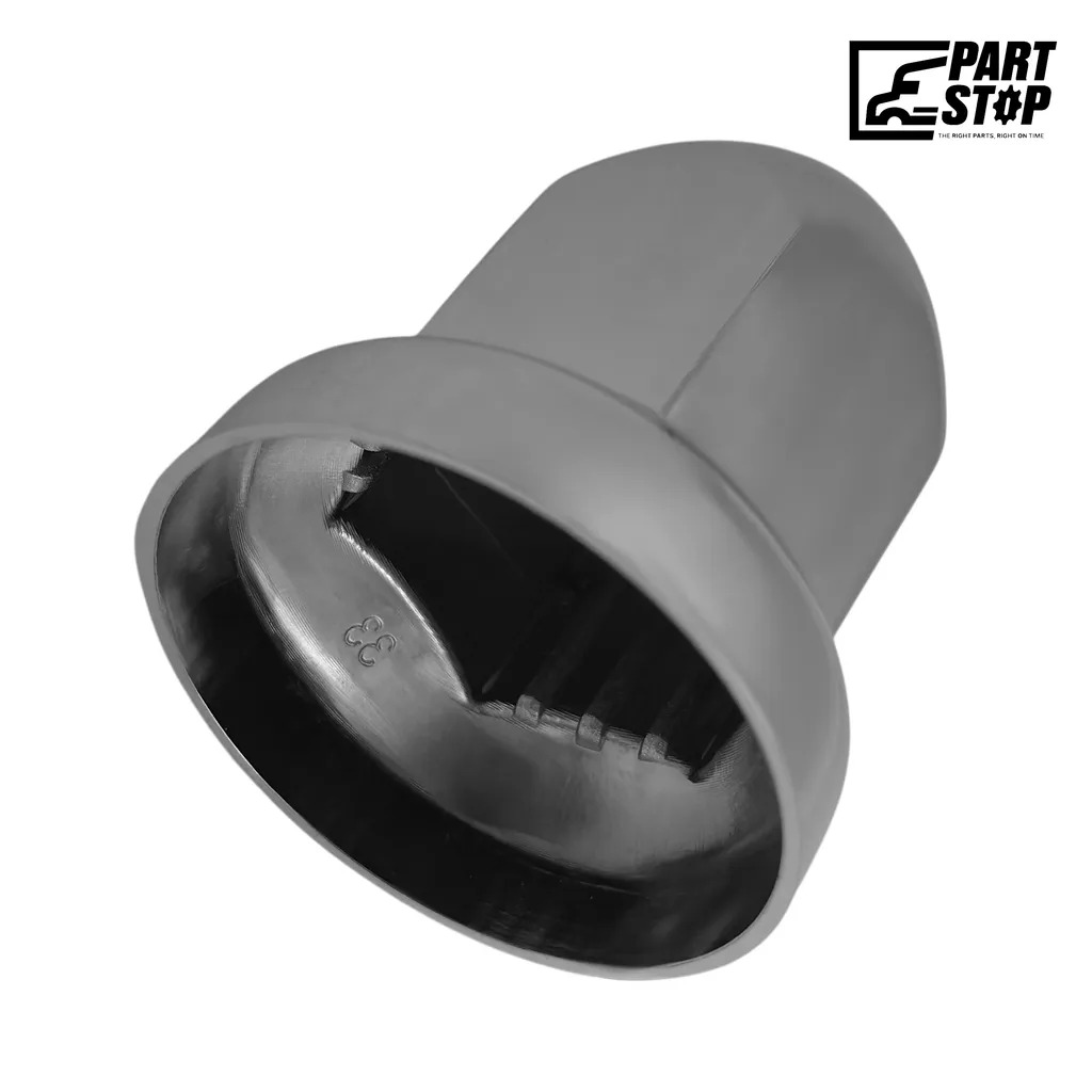 FLG007 Lug Nut Covers 33mm Push-On Fits Semi Truck — photo 2
