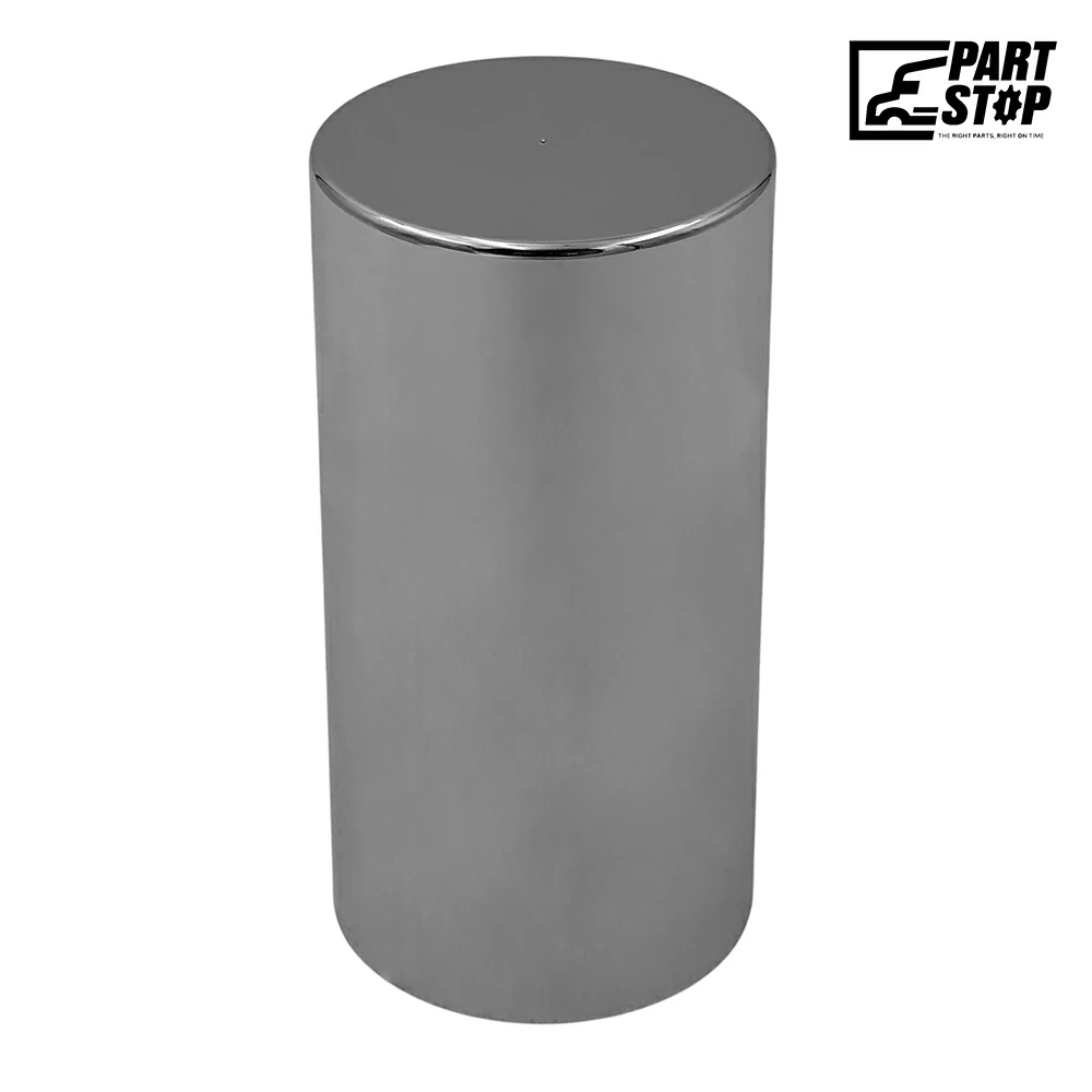 FLG008 Chrome Wheel Cover Kit 33mm Thread Fits Semi Truck