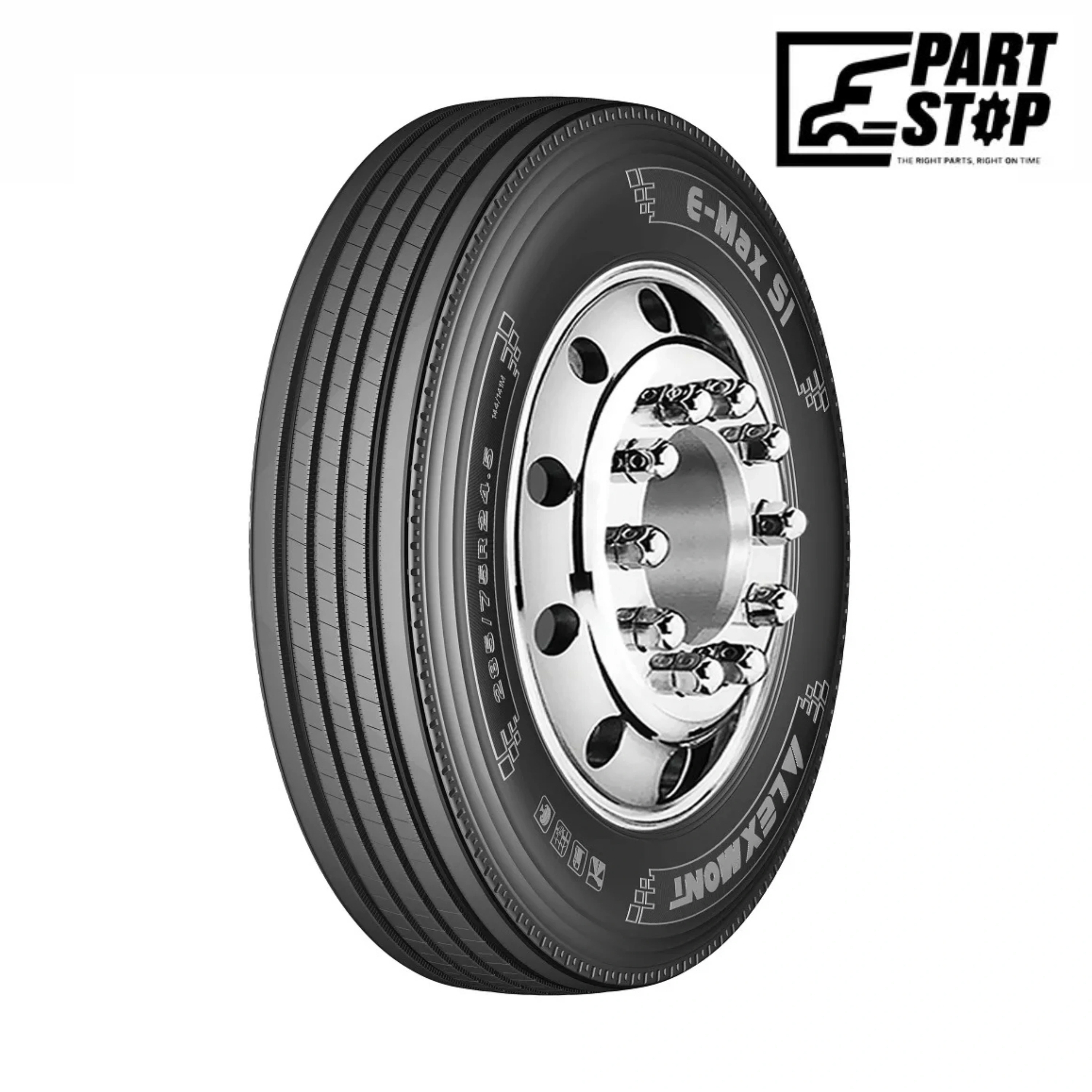 Lexmont 11R22.5 All Position Tire 16PR Load H E-MAX S1 20/32 Radial