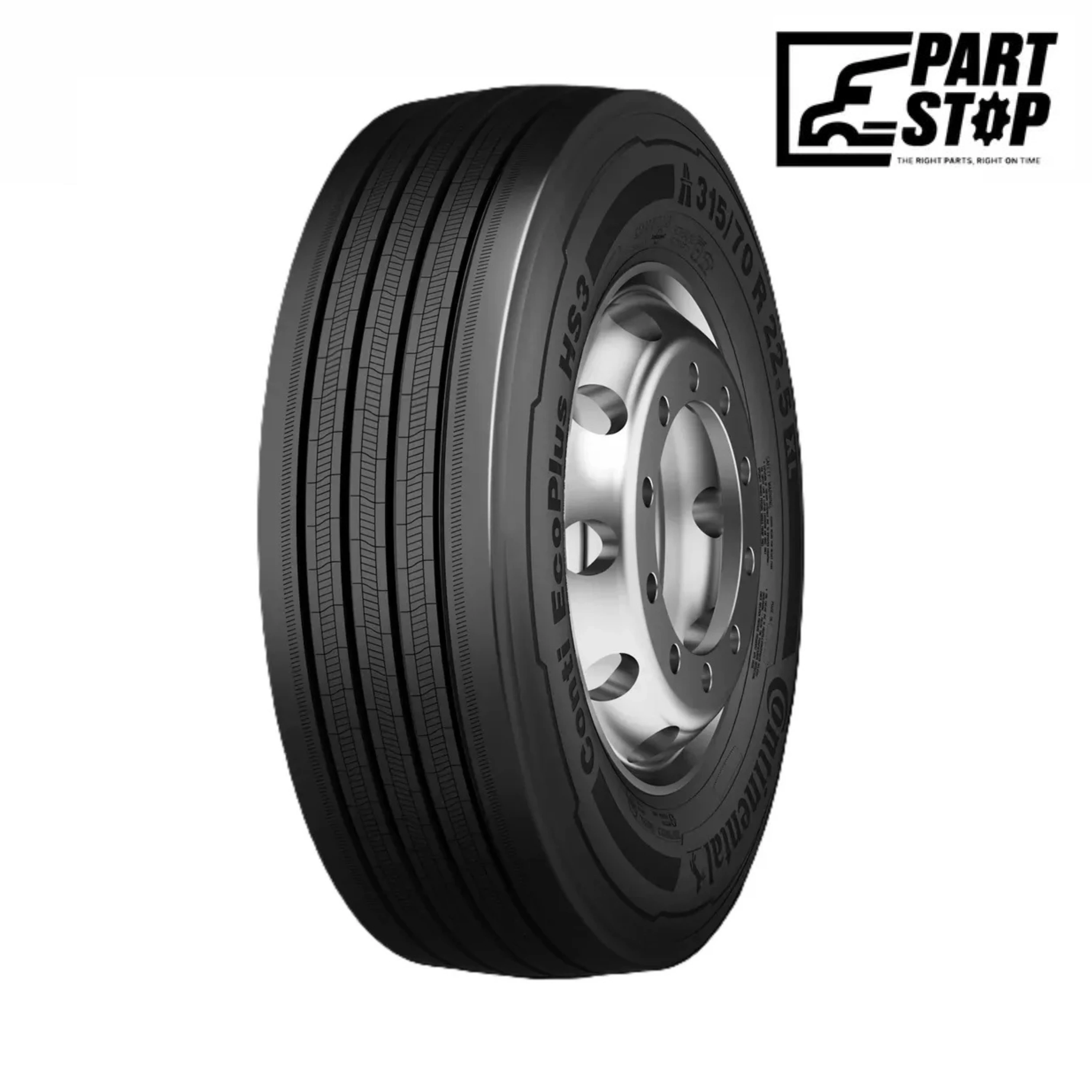 295/60R22.5 Continental Conti EcoPlus HS3 Commercial Steer Tire 18PR Load Range