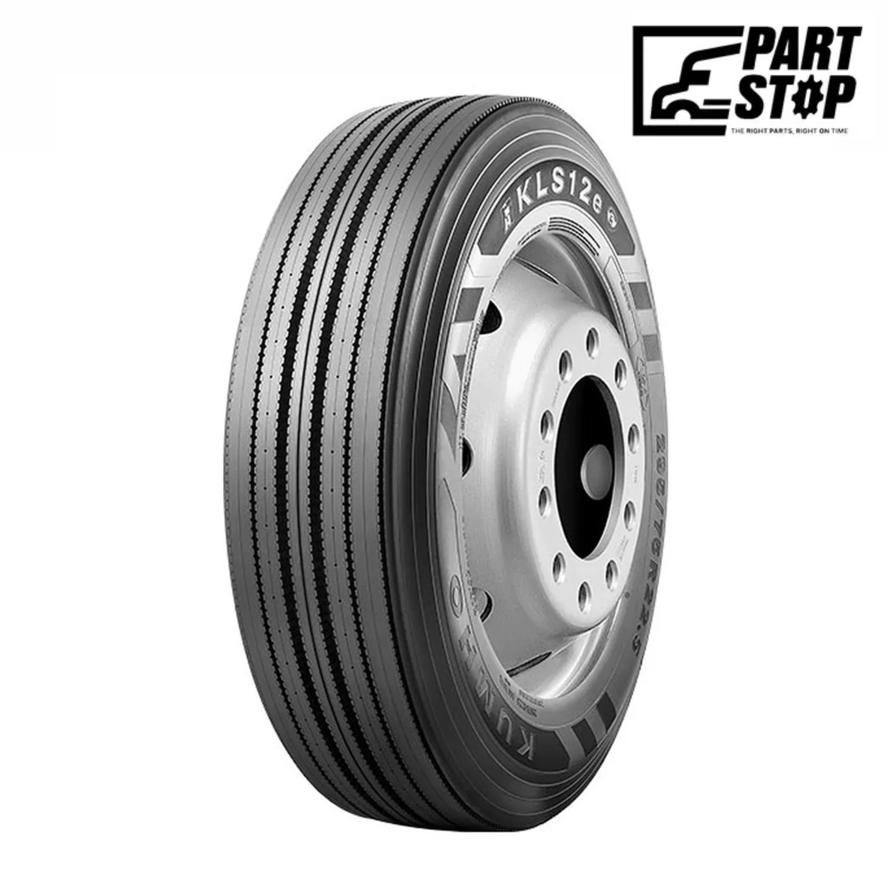 295/75R22.5 Kumho KLS12e Commercial Steer Tire 16PR Load Range H SmartWay