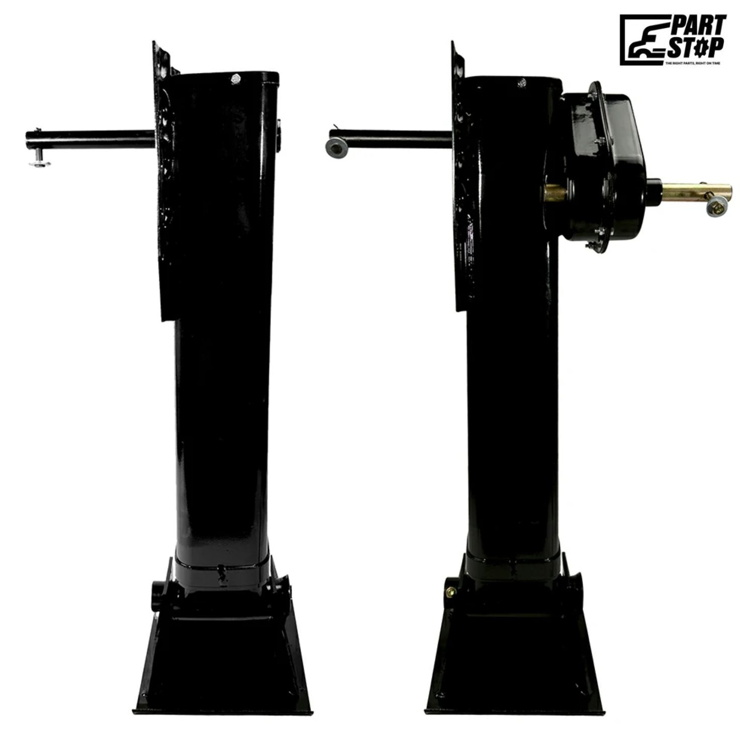 Trailer Landing Gear Flat Foot , Set (RH and LH) Semi Truck  LG4001-700000078 — photo 2