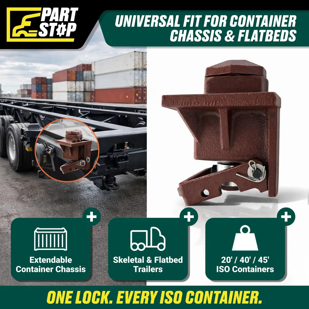 MANUAL TWIST LOCK -Fits Freightliner/Kenworth VOLVO Universal Direct Replacement — infographic