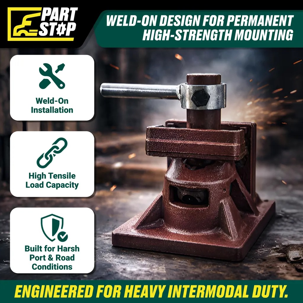MANUAL TWIST LOCK -Fits Freightliner/Kenworth VOLVO Universal Direct Replacement — infographic