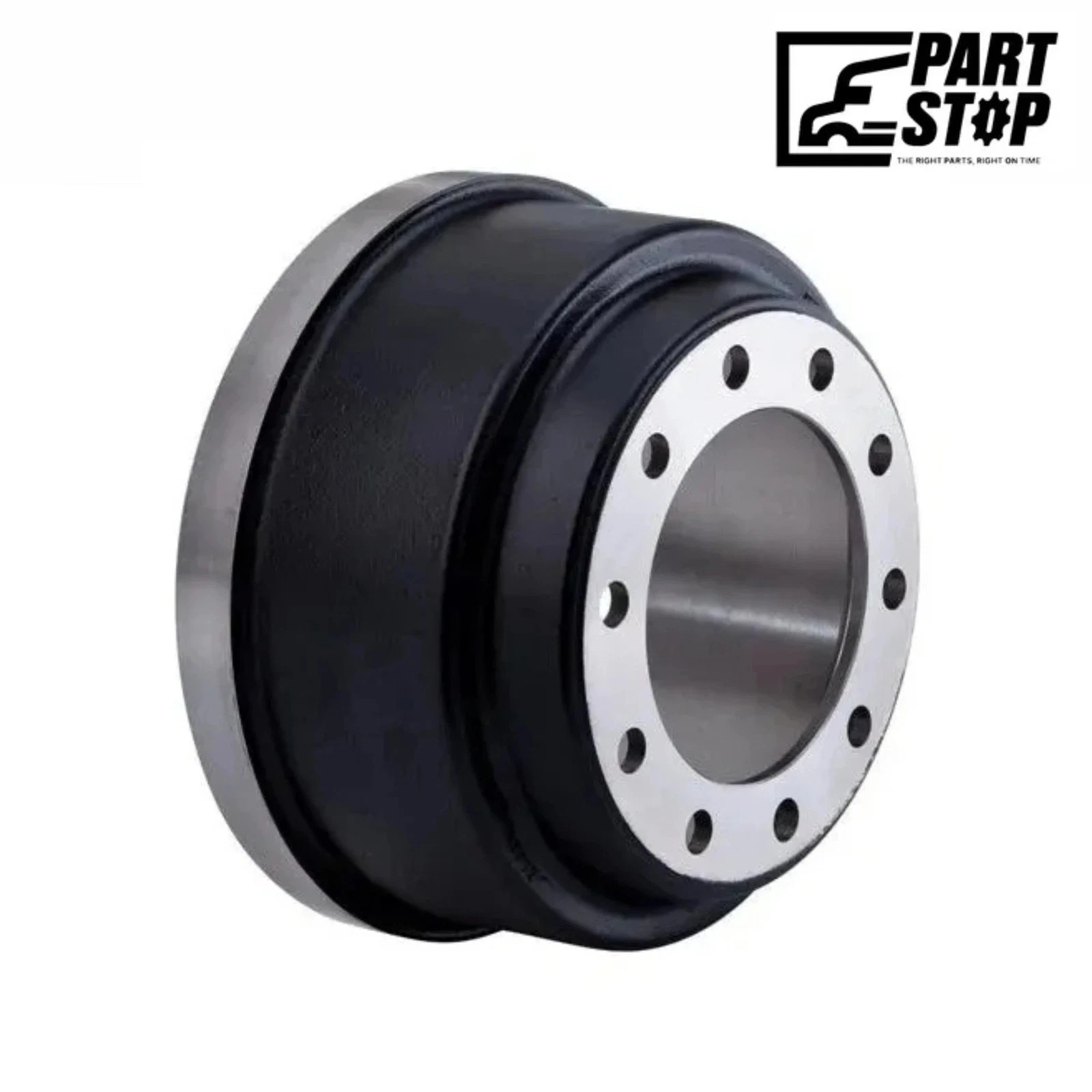 Brake Drum 3758X – 16.5" x 5", Outboard Mount, 10 Hole – Heavy Duty Semi Truck / Trailer