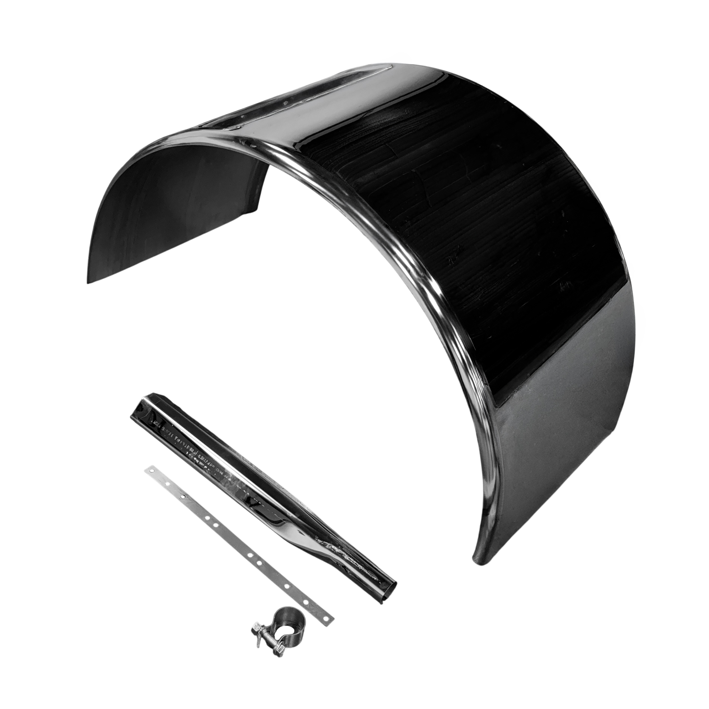 Full Fender 80"L x 24"W - 304 Stainless Steel
