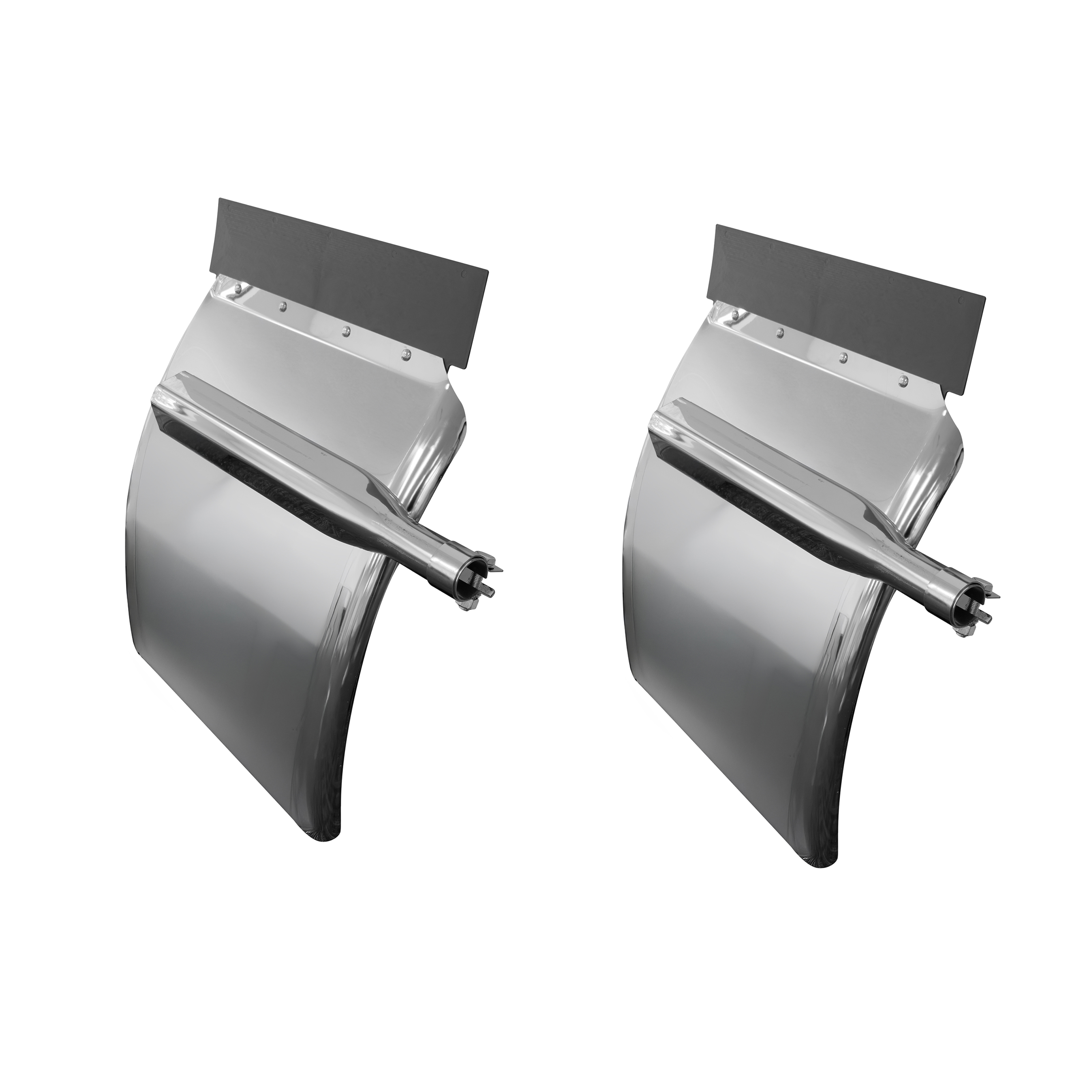 24"x31" Quarter Fender - 430 Stainless Steel — photo 2