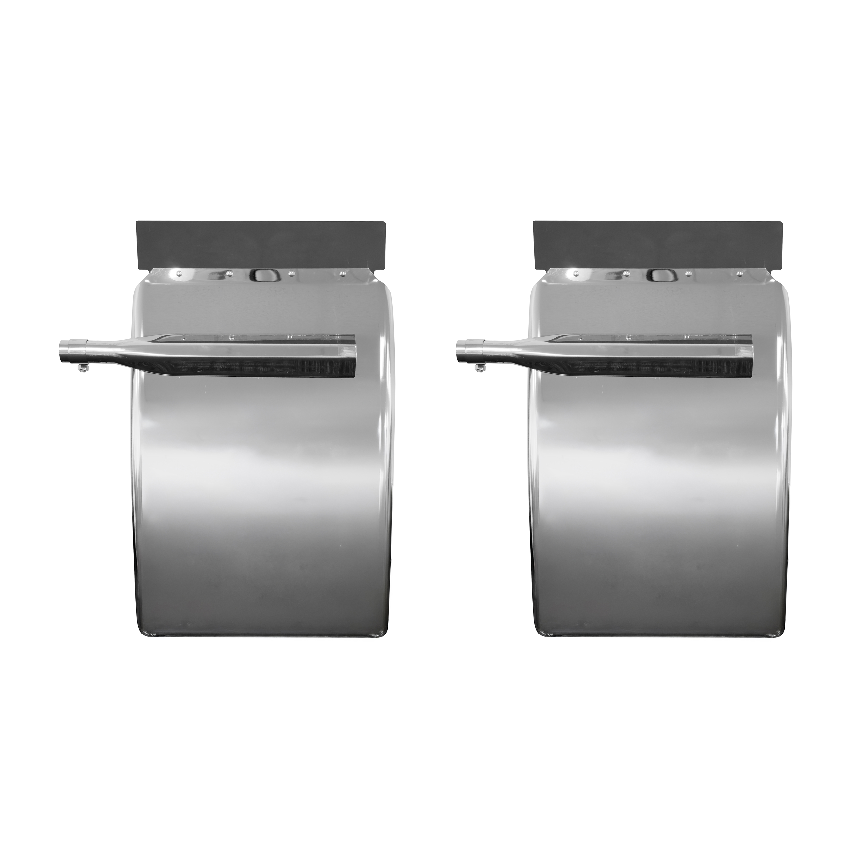 24"x38" Quarter Fender - 430 Stainless Steel