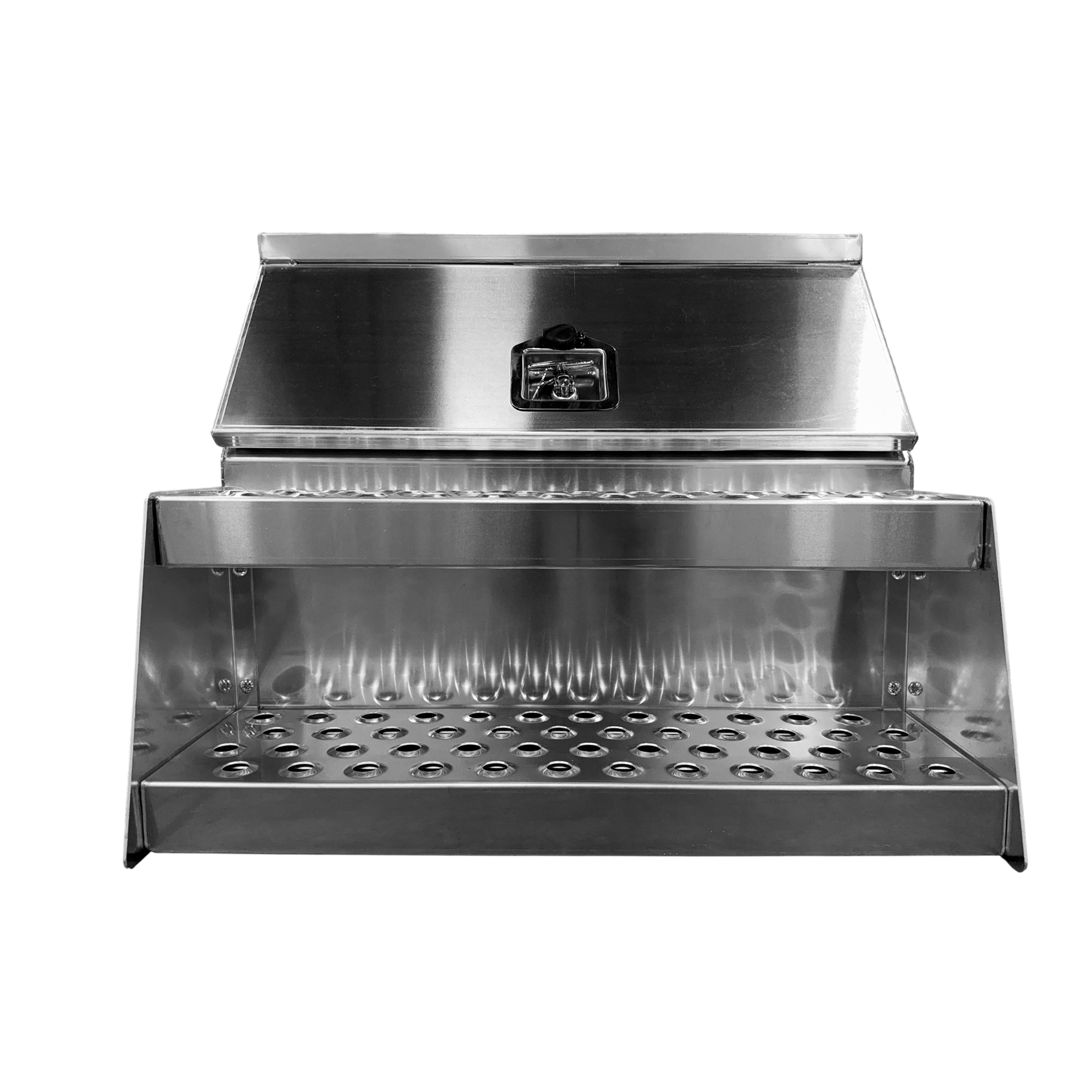 Aluminum Step Tool Box 30"×25"×28"