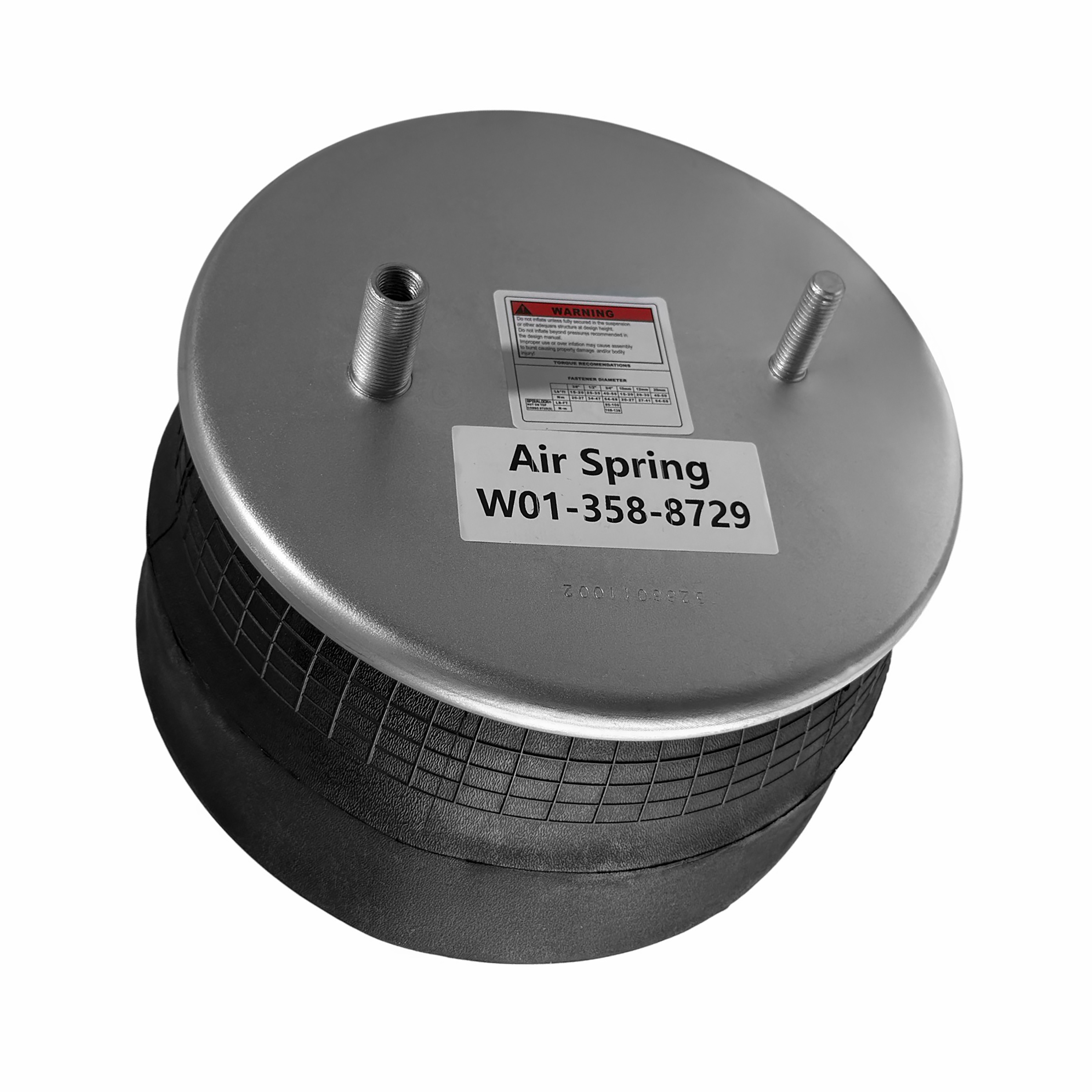 Trailer Air Spring Fits Meritor 202796 Trailer Air Suspension Replaces Firestone W01-358-8729 1T17BB-2 Goodyear 1R13-130 — photo 2
