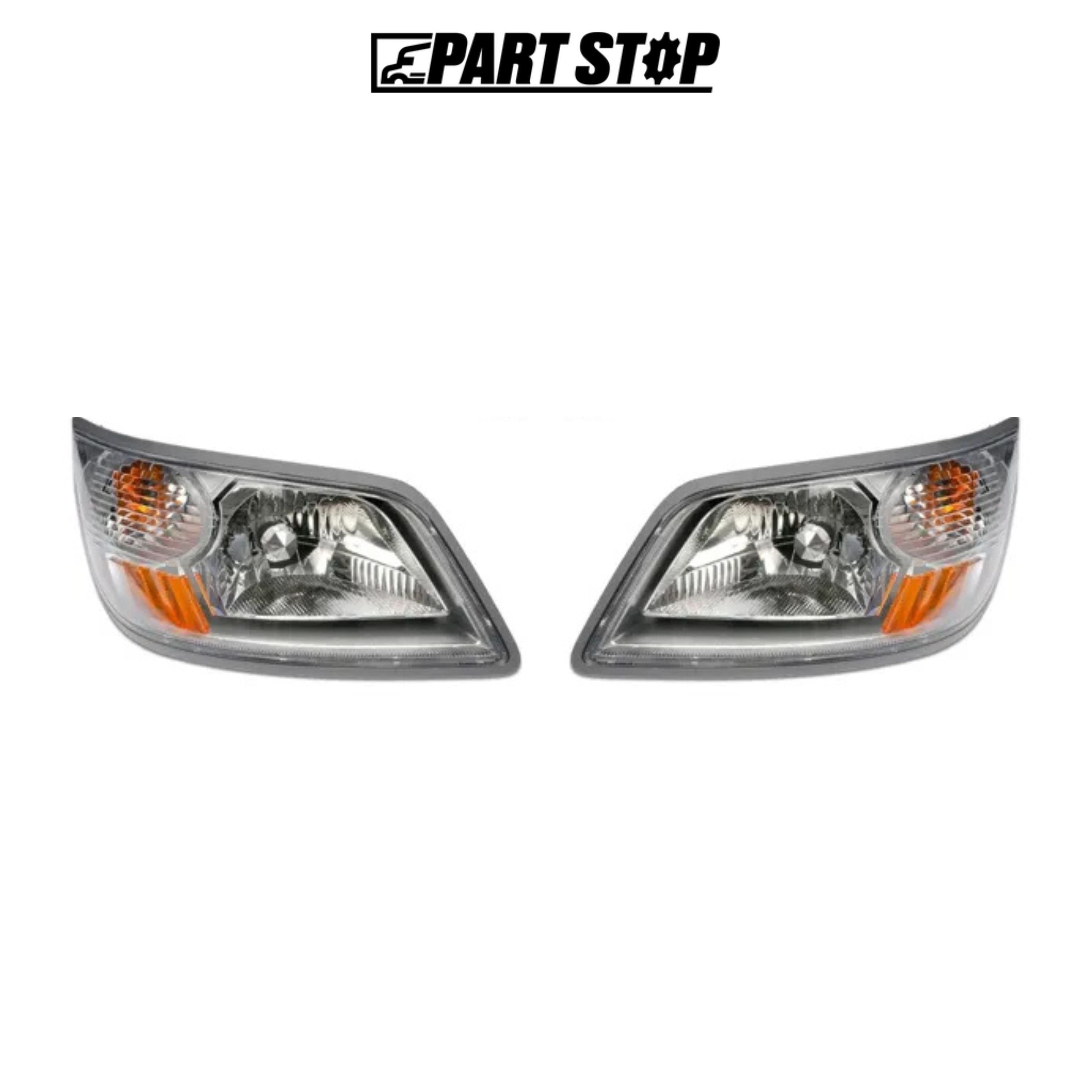 A-293-L A-293-R Halogen Headlight Pair Driver + Passenger 2011-2020