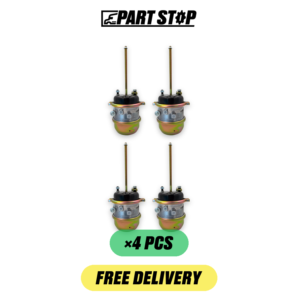 T3030  Spring Brake Chamber Long Strok Fits Semi trucks and — 4-Pack — pack photo 2
