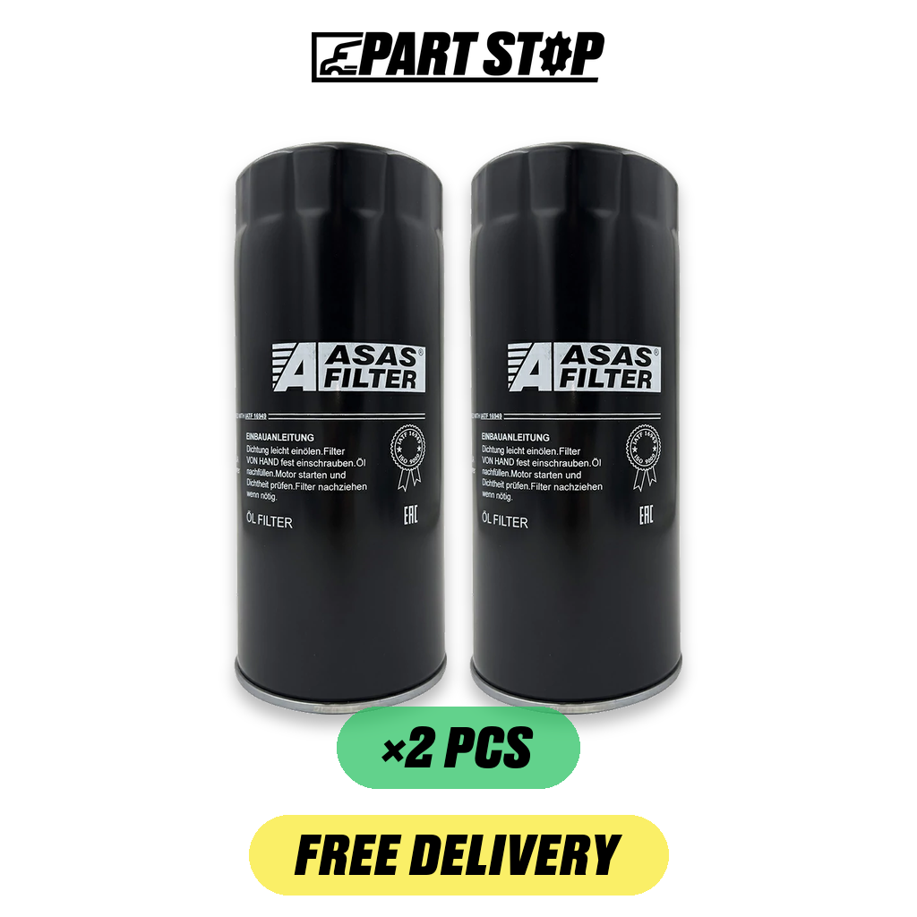 LF3654  Oil Filter Fits Volvo D12 Fits Mack P550425 — 2-Pack — pack photo 2