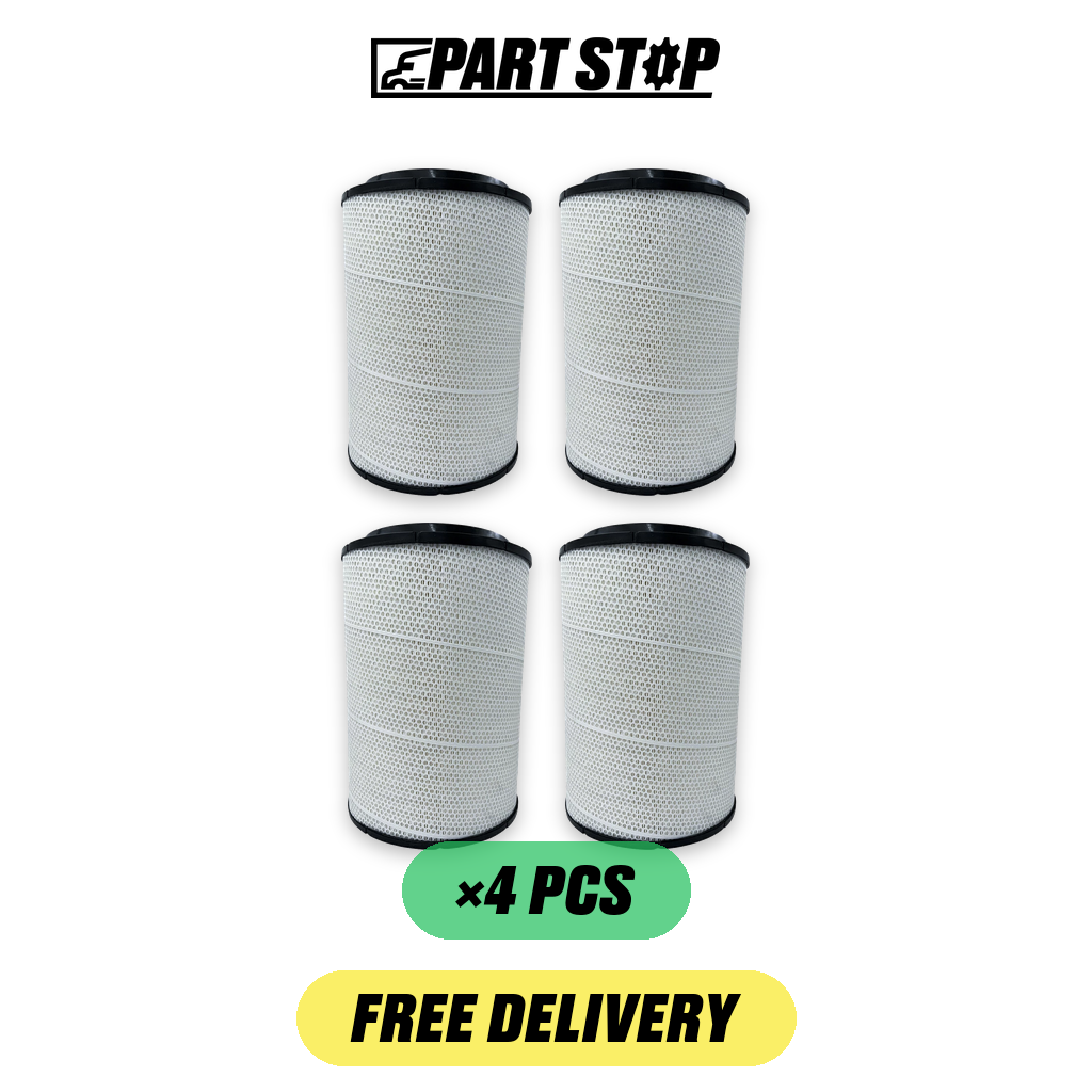 20411815 Diesel Air Filter Fits Volvo D11 VNL VNM VHD — 4-Pack — pack photo 2