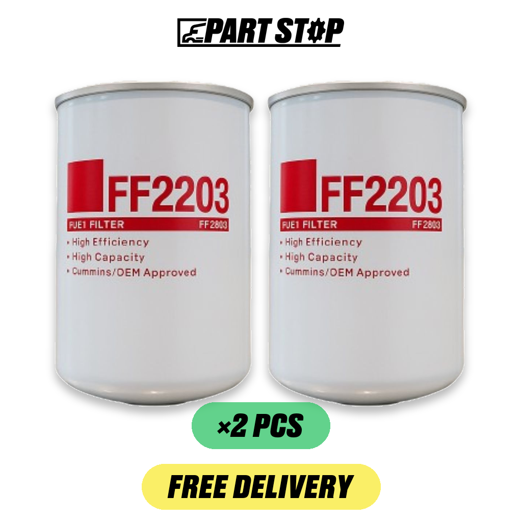 FF2203 Fuel Filter Fits Cummins ISX P552203 — 2-Pack — pack photo 2