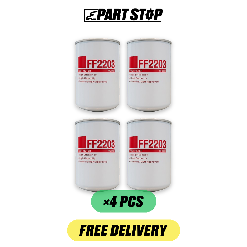 FF2203 Fuel Filter Fits Cummins ISX P552203 — 4-Pack — pack photo 2