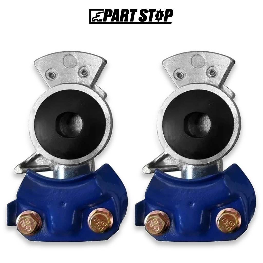 Standard 1/2” Service Gladhand Coupler Blue Color — 2-Pack