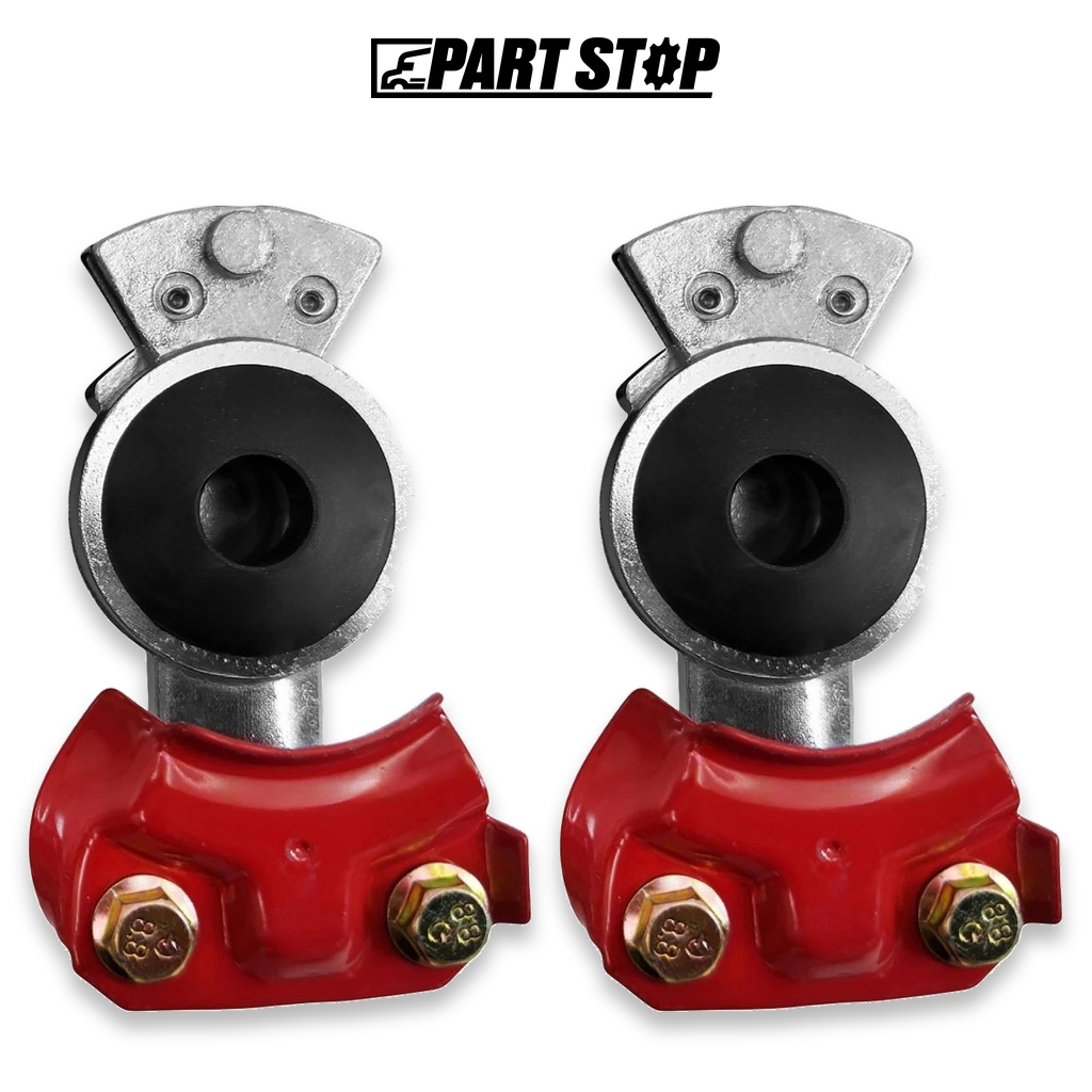 Emergency Gladhand Coupler Air Brake  Red Color — 2-Pack