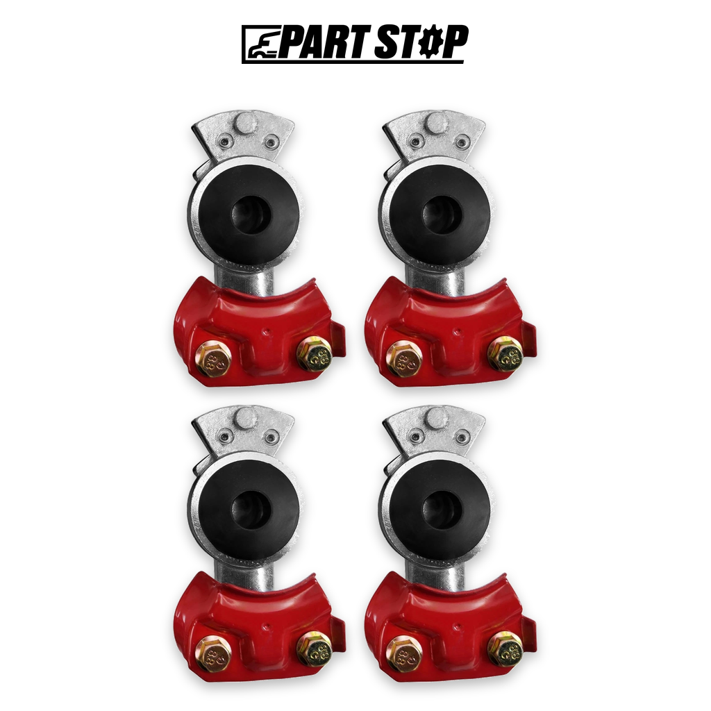 Emergency Gladhand Coupler Air Brake  Red Color — 4-Pack