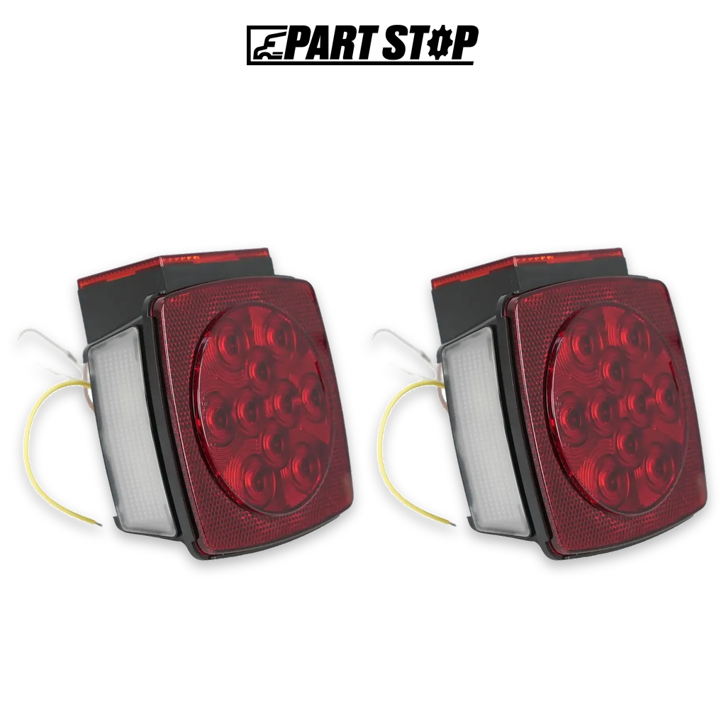 Right Tail Light Kit for Universal Trailers Under 80" Wide — 2-Pack