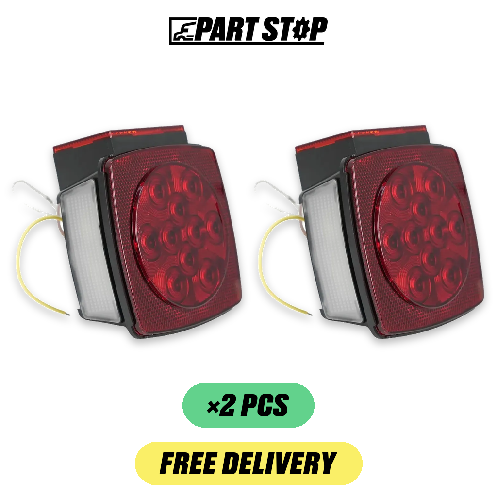 Right Tail Light Kit for Universal Trailers Under 80" Wide — 2-Pack — pack photo 2
