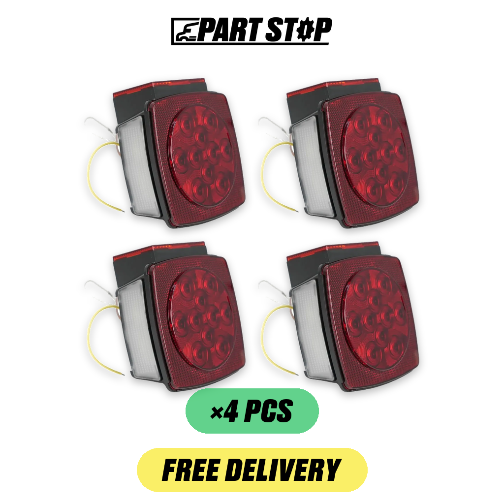 Right Tail Light Kit for Universal Trailers Under 80" Wide — 4-Pack — pack photo 2