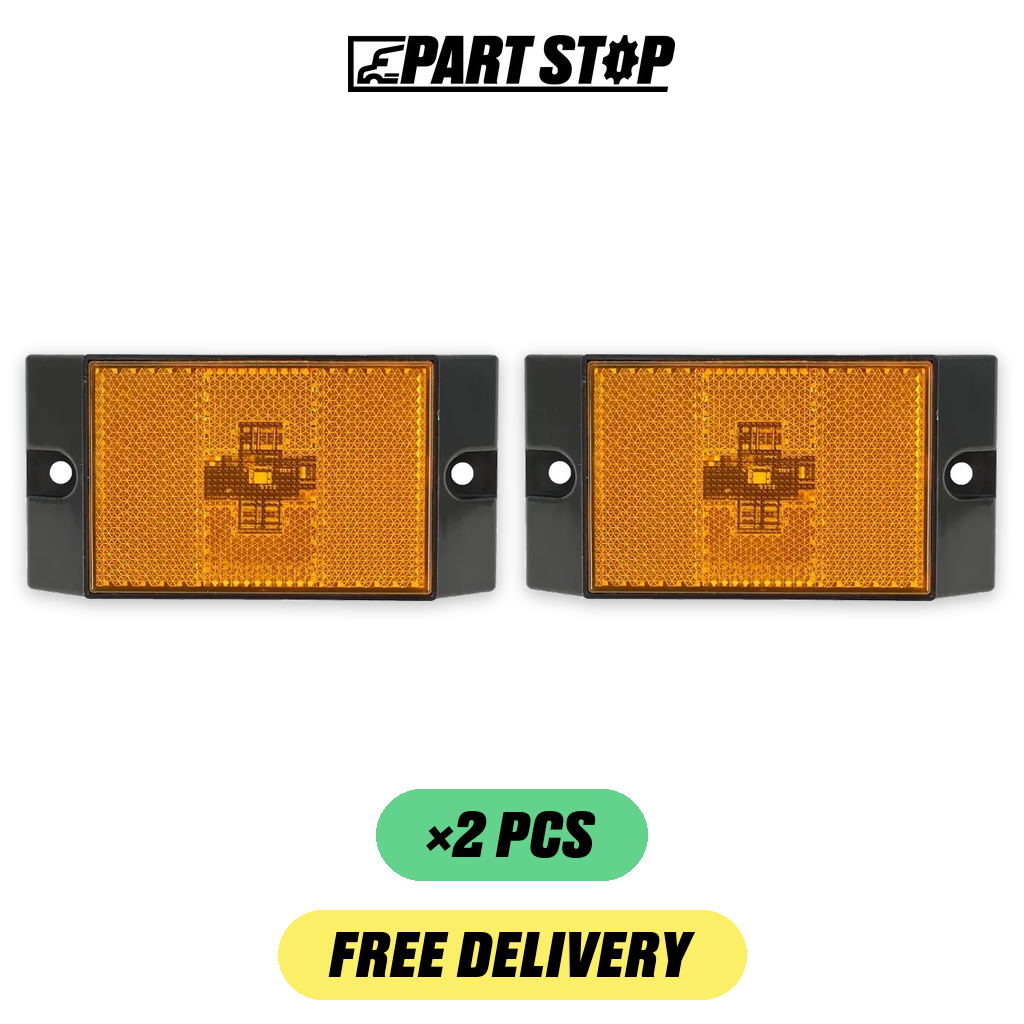 LED RV Combination Tail Light with License Plate Bracket — 2-Pack — pack photo 2