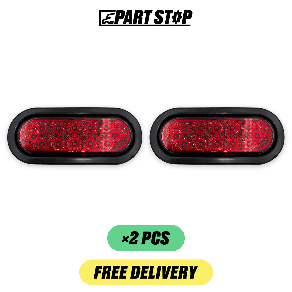 LED Trailer Light with Grommet — 2-Pack — pack photo 2