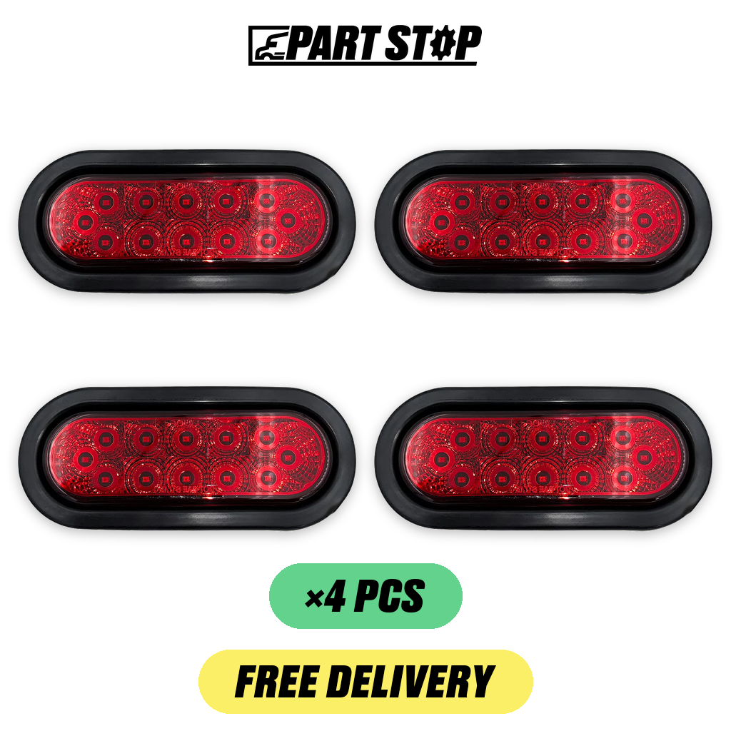 LED Trailer Light with Grommet — 4-Pack — pack photo 2