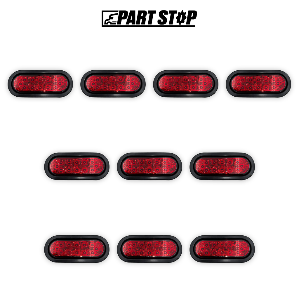 LED Trailer Light with Grommet — 10-Pack