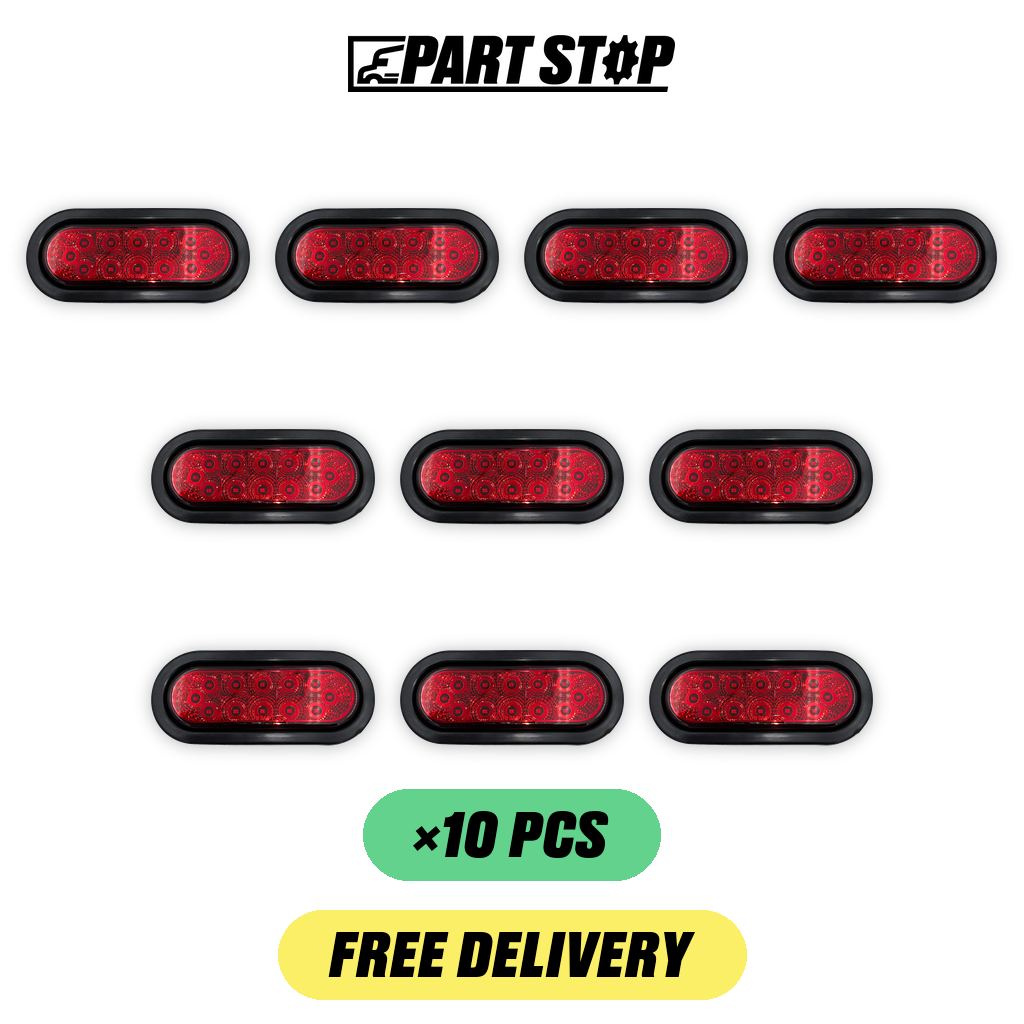 LED Trailer Light with Grommet — 10-Pack — pack photo 2