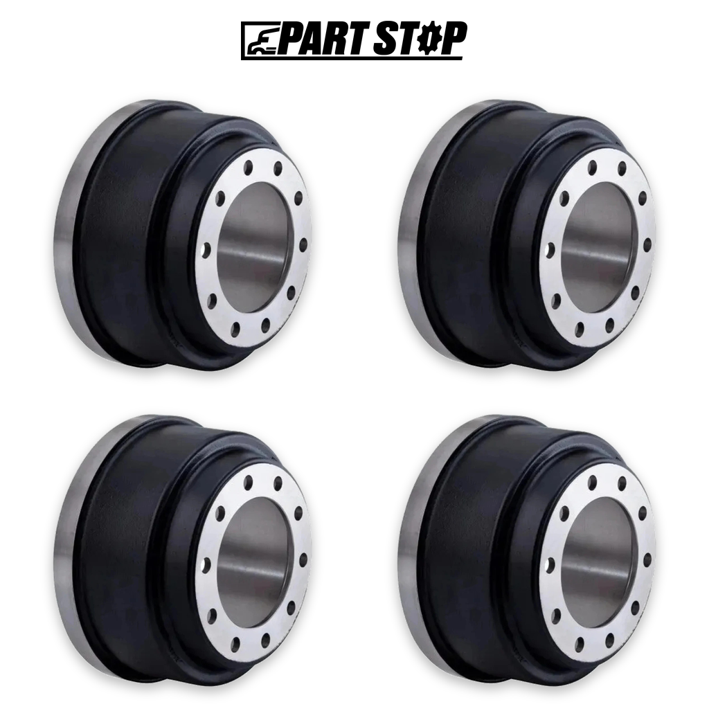 3758X 4-Pack Brake Drum Outboard Mount Hole for Volvo & Mack VNL VNM 1990-2026