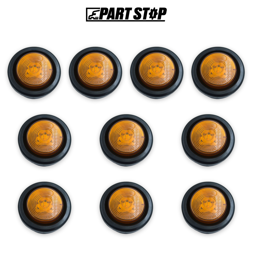 10-Pack Trailer Marker Lamp Light Waterproof
