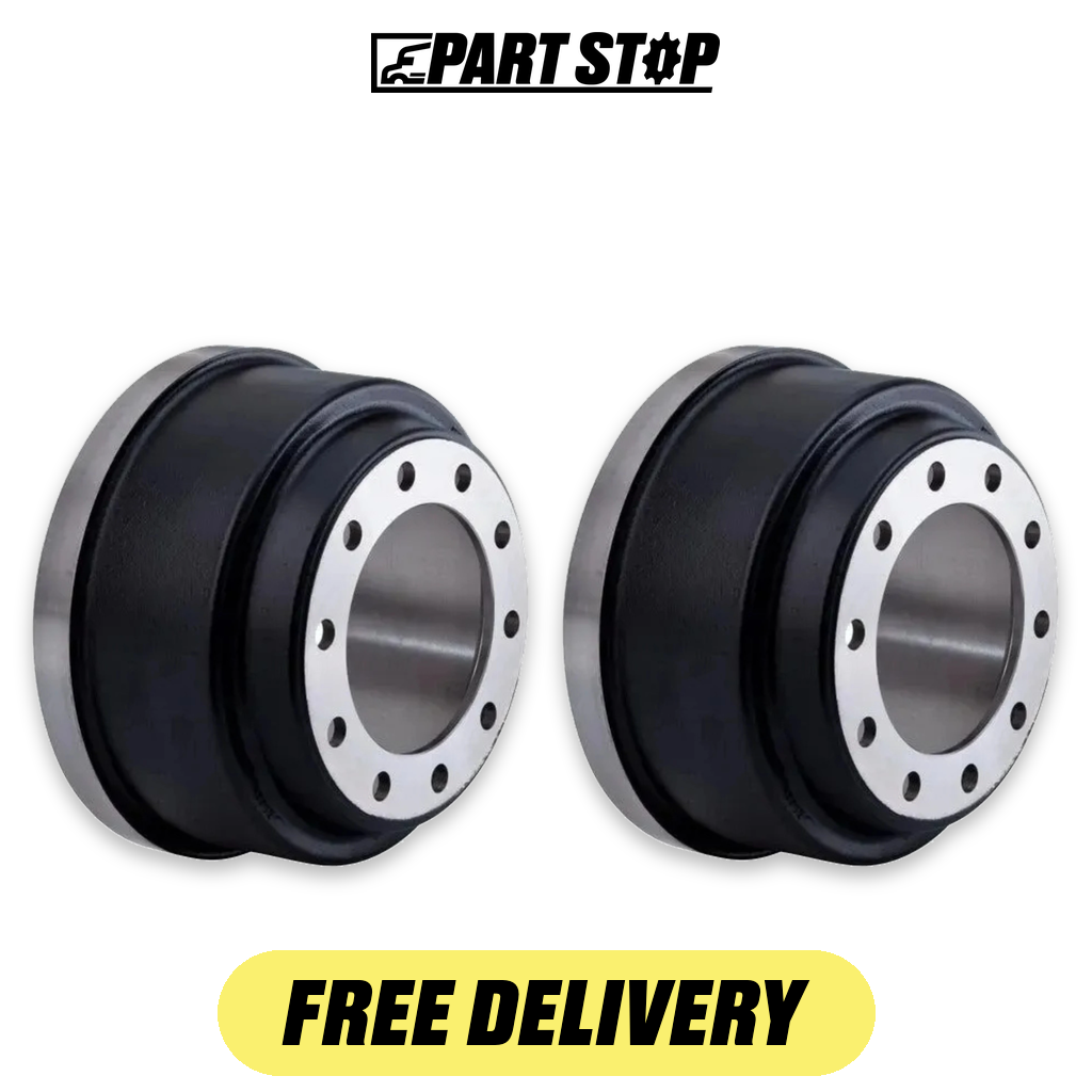 2-Pack 3807X Brake Drum Fits Dayton Dura FleetPride 3807AX , 10012097, 90486B — pack photo 2