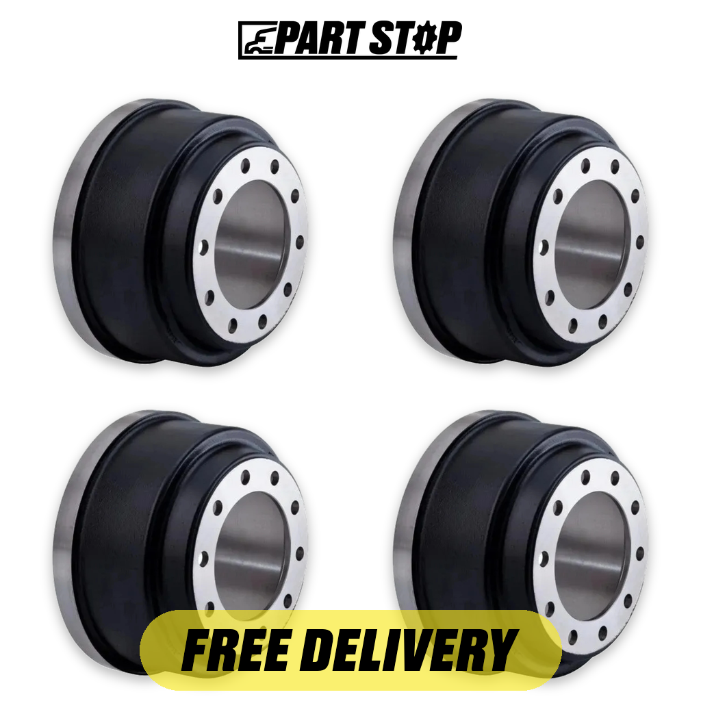 4-Pack 3807X Brake Drum Fits Dayton Dura FleetPride 3807AX , 10012097, 90486B — pack photo 2