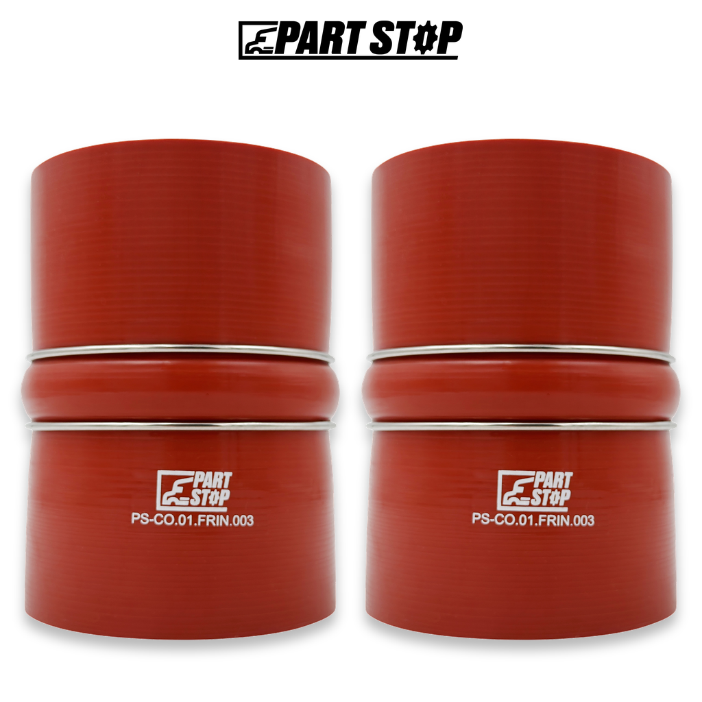D10298699 2-Pack Silicone CAC Hump Hose Stainless for Freightliner &