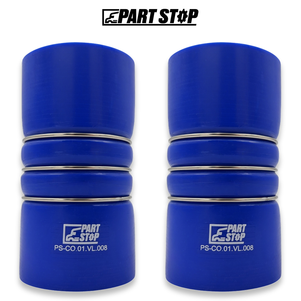 V1092062 2-Pack Silicone CAC Hump Hose Stainless for Volvo VNL VNM 1996-2026