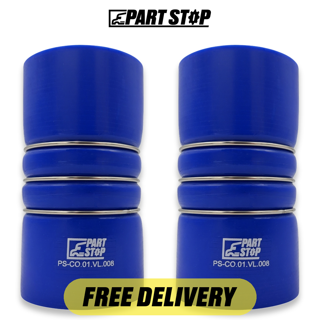 8072886 2-Pack Silicone CAC Hump Hose Reinforcement for Volvo & International — pack photo 2