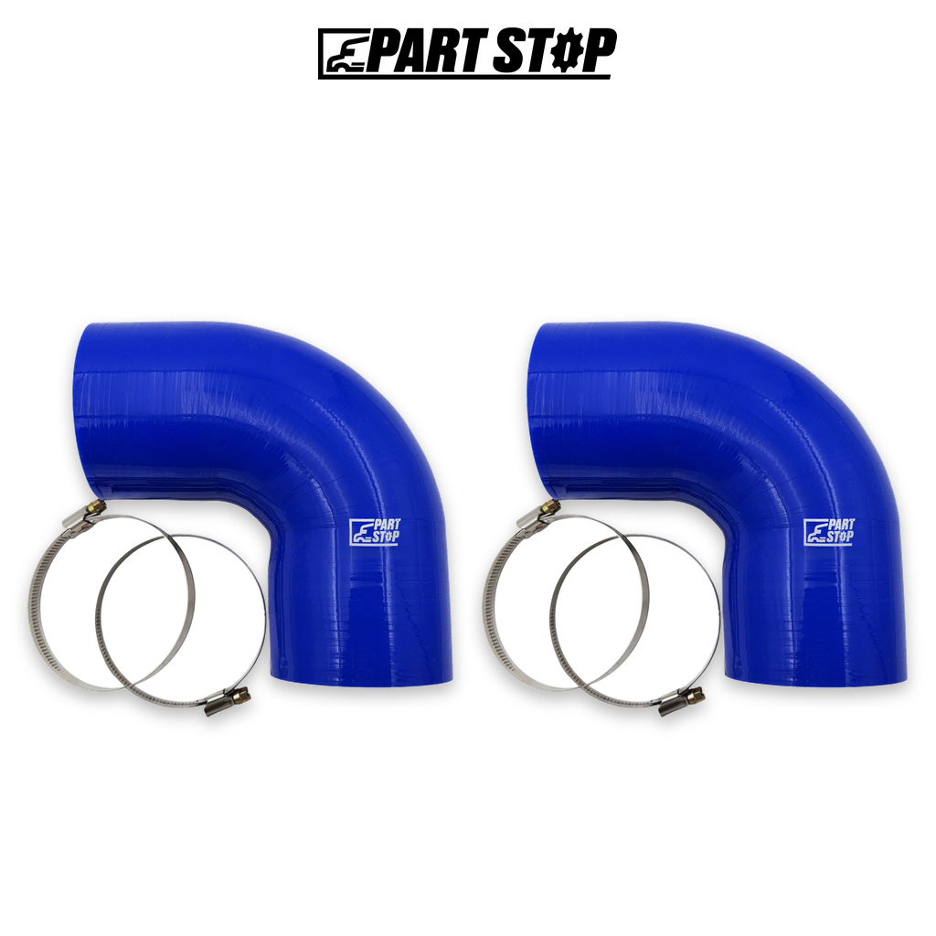 2-Pack Silicone Hose Elbow High Temp