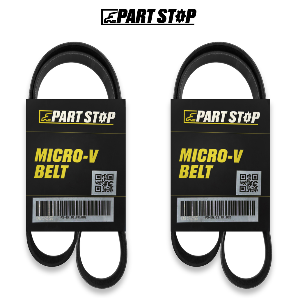 0123415004 2-Pack Serpentine V Belt for Freightliner MT35 MT55 1997-2010