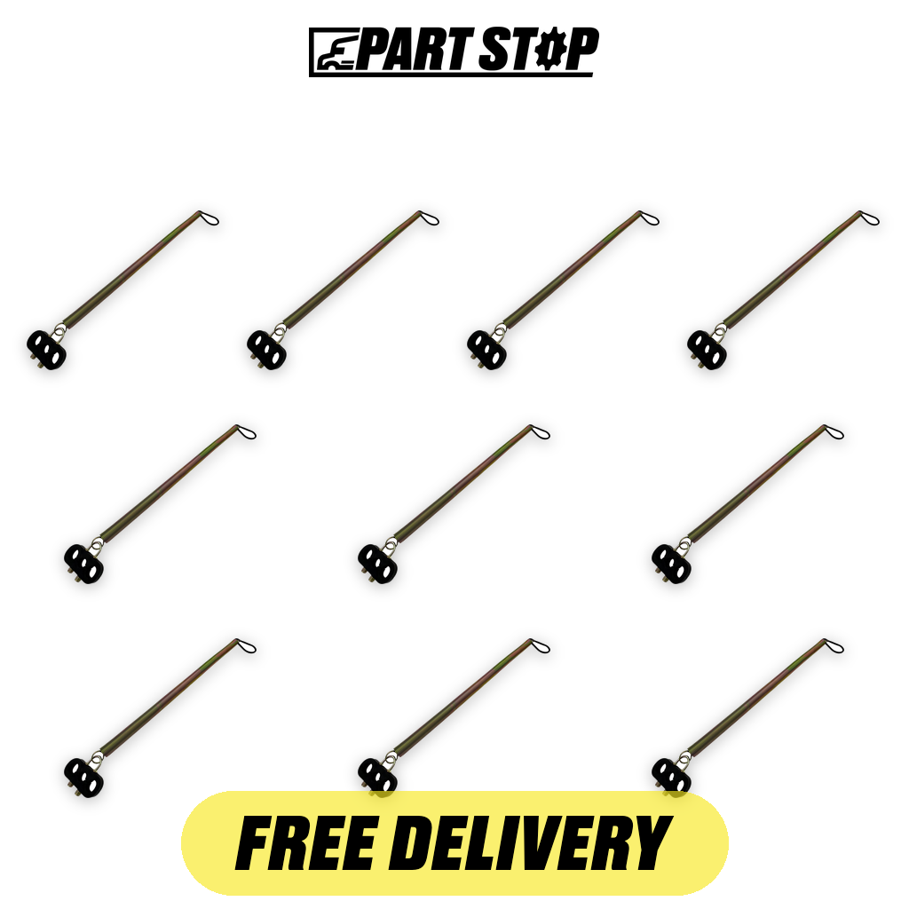 34021 10-Pack Triple Hole Hose Clamp Air for Freightliner & Peterbilt 1990-2026 — pack photo 2