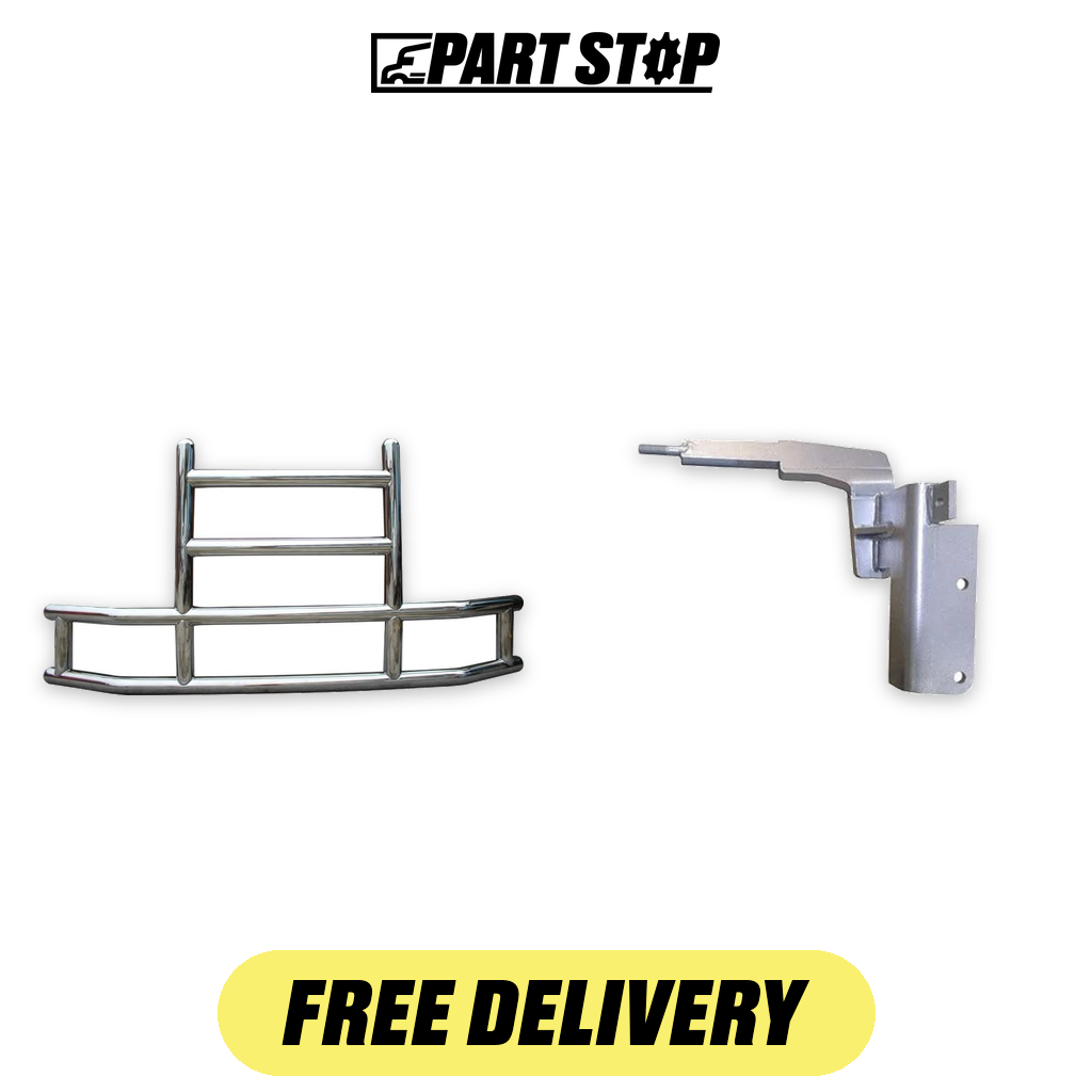 FIT-008S33 FIT-016S33 2-Piece Deer Guard Bracket Kit Freightliner Cascadia — pack photo 2