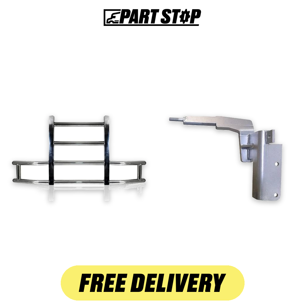 FIT-006AS33 FIT-016S33 2-Piece Deer Guard Bracket Kit Freightliner Cascadia — pack photo 2