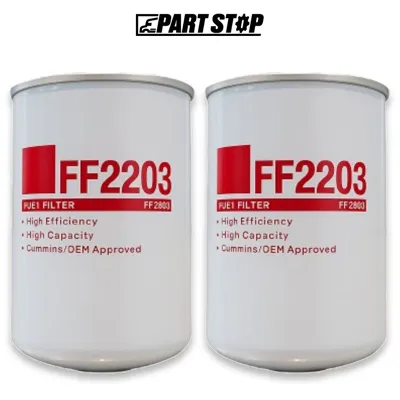 FF2203 2-Pack Fuel Filter for Kenworth T680 T700 2010-2024