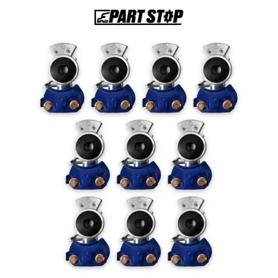 11452 10-Pack Standard Service Gladhand Coupler Blue for Freightliner Mack