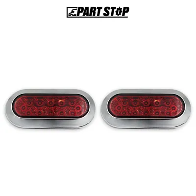 2-Pack LED Oval Stop Turn Tail