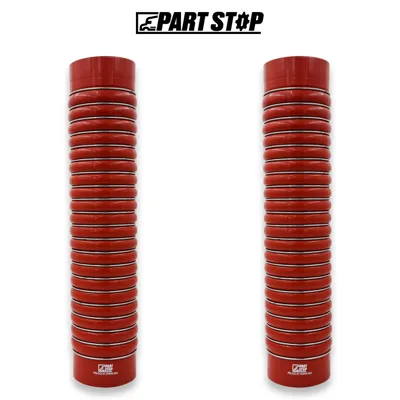 4538157R1 2-Pack Ultra-Flex Silicone Bellows Hose Stainless for Kenworth &