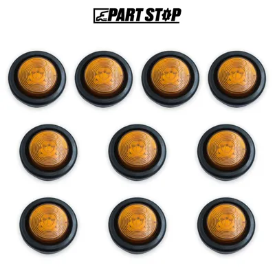10-Pack Trailer Marker Lamp Light Waterproof