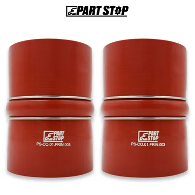 D10298699 2-Pack Silicone CAC Hump Hose Stainless for Freightliner &