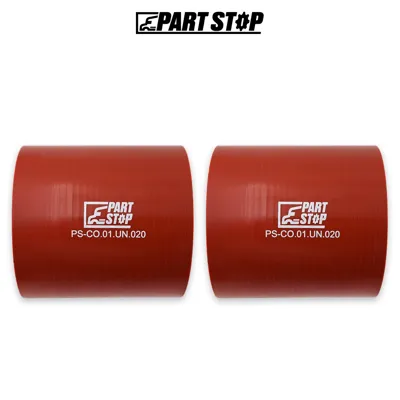 6112001118006 2-Pack Straight Silicone Hose Reinforced for Agrale & Cummins